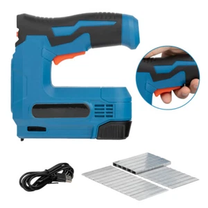 Electric 2 in 1 Nailer/Stapler Gun USB Lithium-ion Cordless Nail Gun Staple Gun - Picture 1 of 13