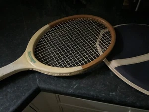 Slazenger Royal Crown Wooden Tennis Racket Vintage . - Picture 1 of 5