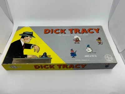 Vintage Dick Tracy The Master Dective Game. 1961 Board Game Selchow & Righter Co - Image 1 of 4