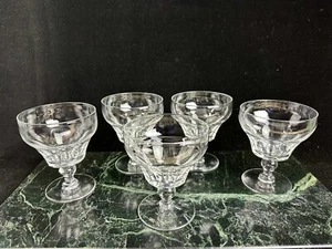 Set of Five Stuart Dorset Crystal Cordial Sherry Liqueur Glasses 4 In. Tall - Imagen 1 de 12