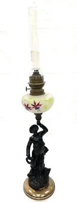 Ancienne statue en régule lampe à huile : le Matelot - Photo 1/3