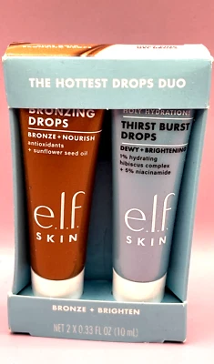 e.l.f. SKIN самые горячие капли дуэт святого увлажнения жажды взрыв капли и бронзин... - Изображение 1 из 3
