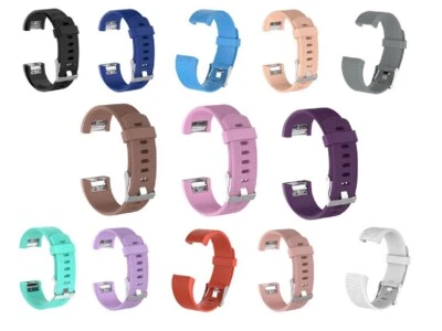 Replacement Silicone Wrist Band Strap Bracelet Fitbit Charge 2 Smart Watch SM LG