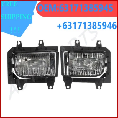 1 par de faros antiniebla transparentes para parachoques delantero BMW E30 318i 318is 325i 1985-1993   Foto 1 de 4