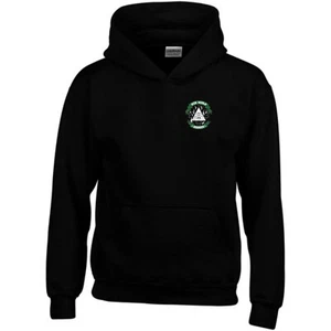 Felpa con cappuccio New World Disorder tasca Illuminati NWO massone divertente uomo top - Foto 1 di 4