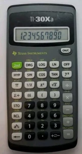 Calculadora científica Texas Instruments TI-30XA contiene batería - Imagen 1 de 2
