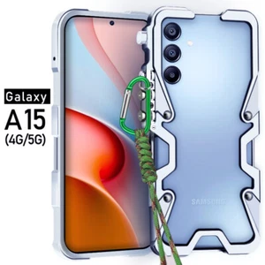 Für Samsung Galaxy A15 Hülle Rock Punk Style Metall Handy Bordüre Bumper Rahmen - Bild 1 von 24