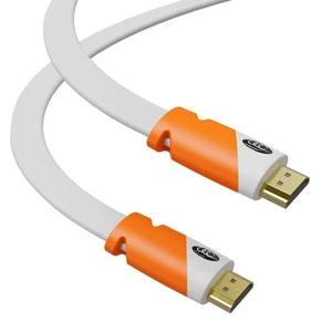 Flat HDMI Cable 25 ft (2-Pack) High Speed HDMI Cable (7.6m) Flat Wire - CL3 R... - Picture 1 of 8