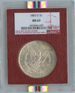 1883-O Morgan Dollar S$1 NGC MS63 Paramount - Picture 1 of 2