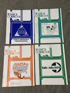 VINTAGE 1992 & 1993 The Elevator Construction Books Booklets Union Magazines - Imagen 1 de 20
