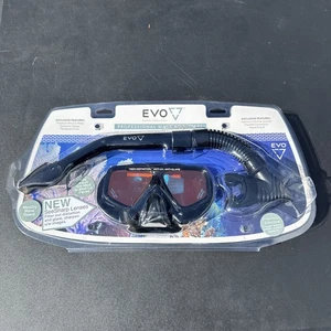 Máscara y snorkel profesional Evo HD se adapta a caras pequeñas y grandes de adultos - Imagen 1 de 8
