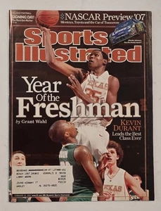 2007 Sports Illustrated February 19th Issue with Mailing Label Kevin Durant - Picture 1 of 2