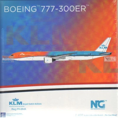 NGM73041 1:400 NG Model KLM B777-300ER Reg #PH-BVA (pre-painted/pre-built) - Image 1 of 3