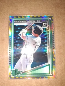 2025 Donruss Optic Baseball Colson Montgomery Rated Prospect Arm Flex /149 💪 - Foto 1 di 2