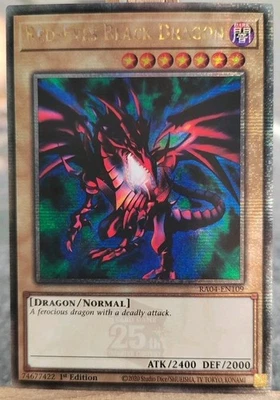 RED-EYES BLACK DRAGON - RA04-EN109 Quarter Century Secret Rare / 1st Edition NM - Bild 1 von 2