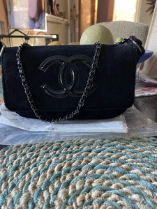Borsa a tracolla Chanel di precisione con patta - Foto 1 di 10