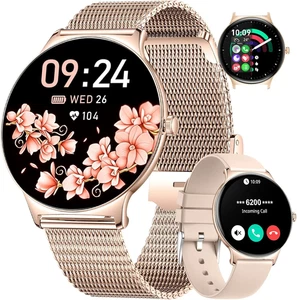 Smartwatch Donna, 1,43" AMOLED Ultra-Sottile 7,9 Mm Orologio Fitness Con Android - Foto 1 di 12