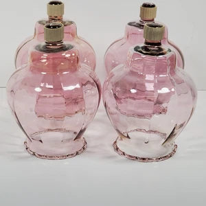 Vintage Tazas Votivas Clavija Vela Rosa Celeste Hogar Interior Óptico Volantes CANTIDAD 4-H1 - Imagen 1 de 12