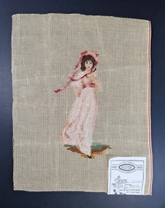 Pinkie Trammed Tapestry Thomas Lawrence Vintage Hong Kong Needlepoint Tramé - Picture 1 of 6