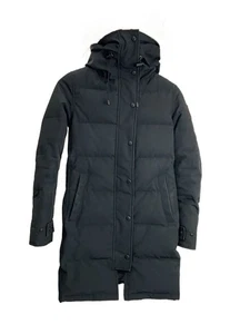 CANADA GOOSE lange Daunenjacke S Baumwolle blk uni 2302jl gebraucht - Bild 1 von 5