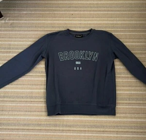 Cotton On Brooklyn  Women’s Size Small Sweatshirt Navy EUC - Picture 1 of 5