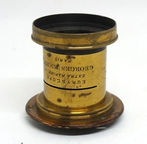RARE Georges Michel Extra Rapide Euryscope Paris F6 VINTAGE OBJECTIF LAITON - Photo 1/6