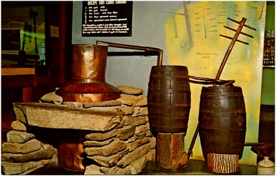 Moonshine Still Oconaluftee Visitor Center Great Smoky Mountains NC Postcard - Image 1 of 2