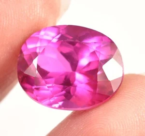 9.85 Ct Natural Deep Pink Burma Ruby AAA+ Cut CERTIFIED VVS Loose Gemstone - Picture 1 of 4