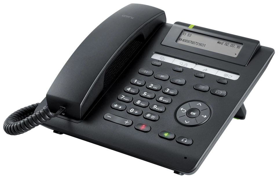 Unify OpenScape CP200 Desk Phone - Schwarz