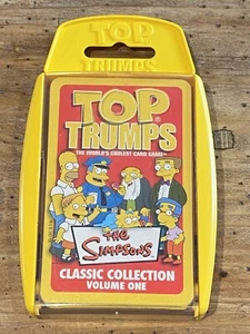 TOP TRUMPS Card Game THE SIMPSONS Classic Collection VOLUME ONE in Case EUC - Picture 1 of 11