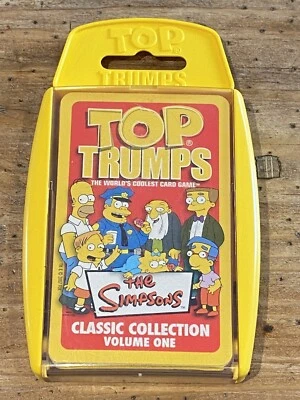 TOP TRUMPS Card Game THE SIMPSONS Classic Collection VOLUME ONE in Case EUC - Image 1 of 4