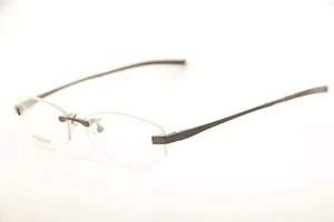 New Authentic Yves Saint Laurent Glasses YSL 2053 3FZ Dark Grey 54mm Rimless RX - Picture 1 of 7