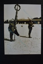 Military Photo Lancashire Fusiliers Regiment Colour Ensign on Parade