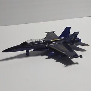 Blue Angels US Navy F-18 Diecast Plane 9” Toy Fighter Pull-Back Jet Airplane