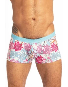 L'Homme Invisible Boxer Technicolor Dreams Hipster Push Up Rose Fushia MY39 9 - Picture 1 of 6