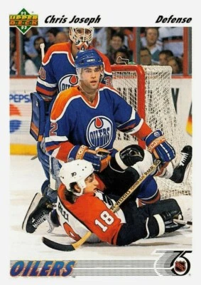 1991-92 Upper Deck Hockey #436 Chris Joseph - Image 1 of 2