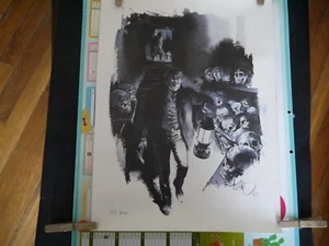 SERIGRAPHIE CATACOMBES ILLUSTRE PAR FOLLET 1985 1000 EX N° ET SIGNE - Picture 1 of 1