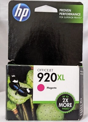 Подлинный высокопроизводительный картридж OfficeJet HP 920XL - пурпурный - Изображение 1 из 4