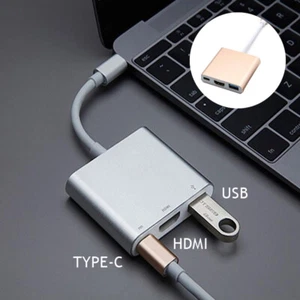 USB Type C to HDMI HDTV TV Cable Adapter Converter For Macbook Android Phone N ⁿ - Picture 1 of 11