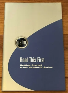 Palm M100 Serie Lesen Sie dieses erste Handbuch Erste Schritte Dokumentation Original - Bild 1 von 1
