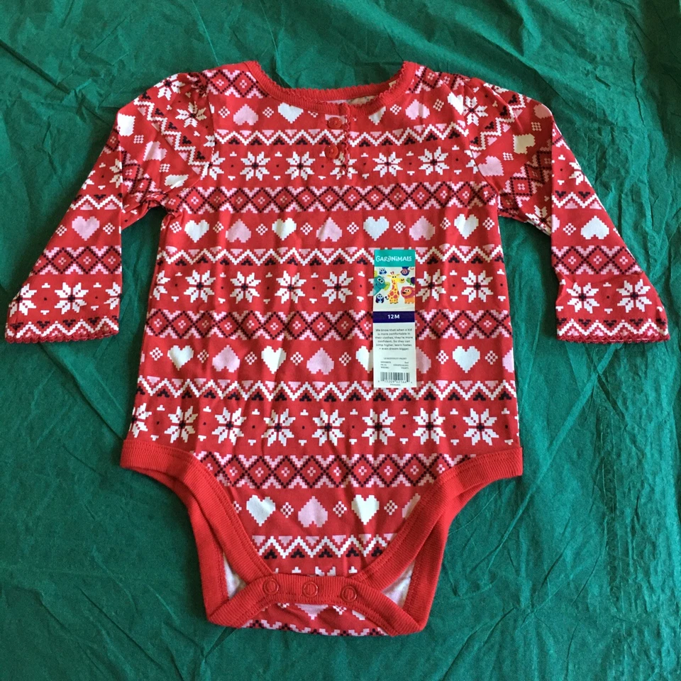 Garanimals Red Long Sleeve One Piece 18 Months