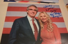 DOUG BURGUM KATHRYN PRESIDENT Gov NORTH DOKOTA DUAL SIGNED AUTOGRAPH 8*10 PHOTO 