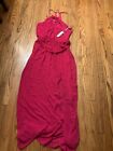 Rory Beca Maid By Yifat Oren Jones Silk Gown Dress Womens Large  Pink New