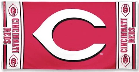 MLB Cincinnati Reds 30" x 60" Logo Beach Towel - Red Cover