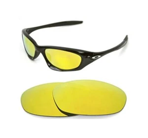 NUEVO LENTE POLARIZADO PERSONALIZADO ORO 24K PARA GAFAS DE SOL OAKLEY TWENTY - Imagen 1 de 7