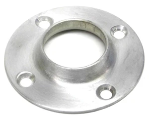 NEW! Hand Railing Aluminum Post Flange Floor Bracket 1-5/8" hole fits 1-1/4" SI - Picture 1 of 4
