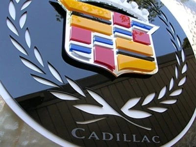 Cadillac SIGN 3D CAR ART CHEVY custom car Plymouth Dodge low rider club rider AI - Image 1 of 4