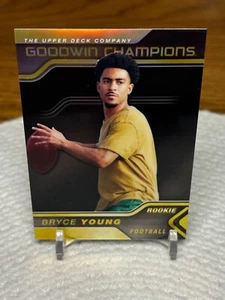 2023 UD Goodwin Champions #P28 Bryce Young RC (arco iris negro y dorado) #32/50 - Imagen 1 de 2