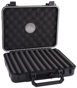 XIKAR Slim Profile Travel Cigar Case and Humidor - 20 Cigars - 225XI - Picture 1 of 3