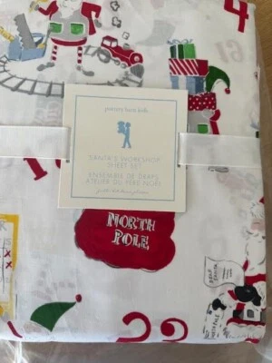 Pottery Barn 儿童圣诞老人北极工作室全套圣诞节 — 第 1/4 张图片